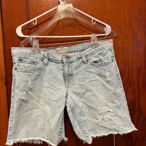 Vintage Y2K lowrise American Eagle Outfitters mom Jean Shorts Distressed